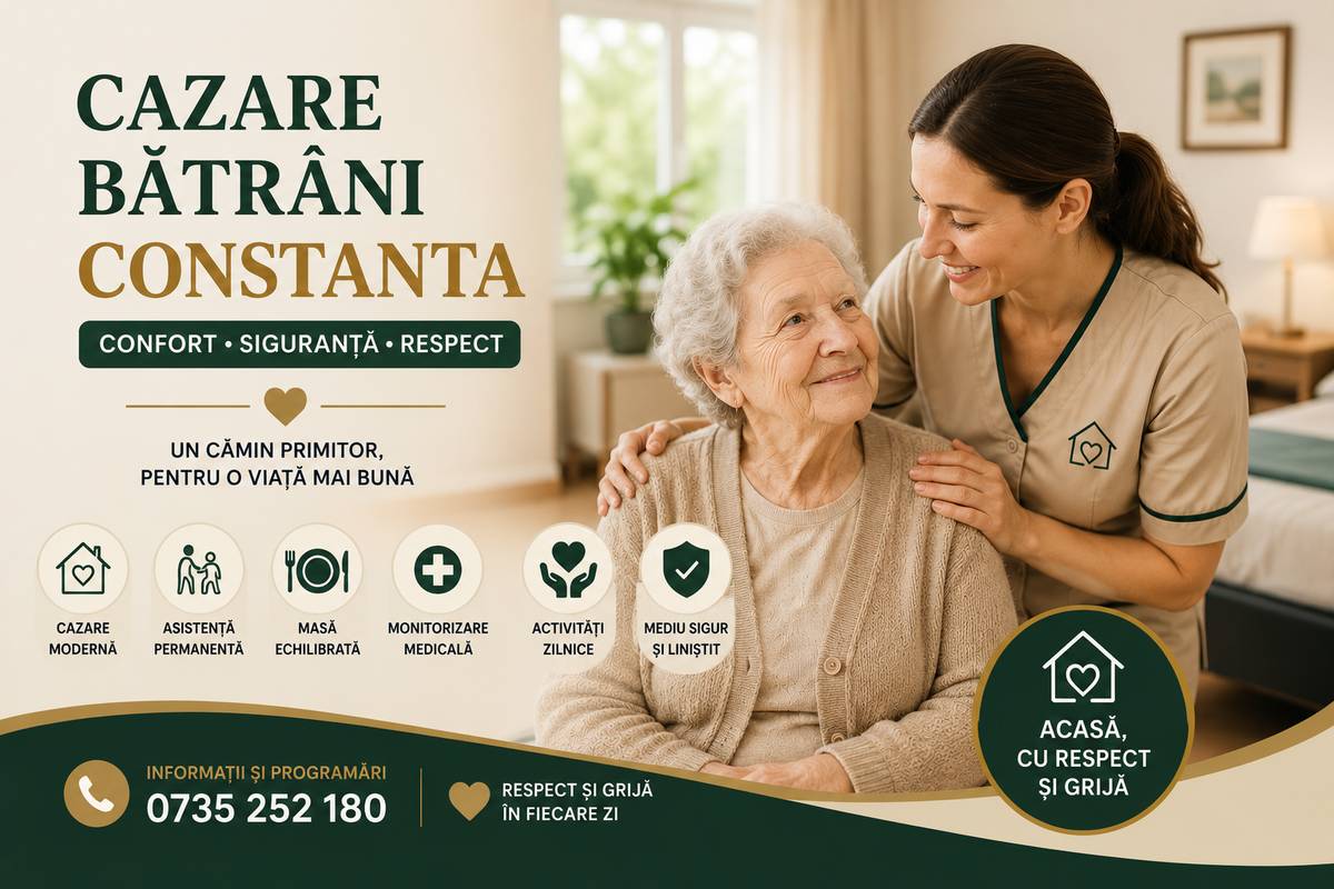 Cazare batrani Constanta in camere curate si confortabile